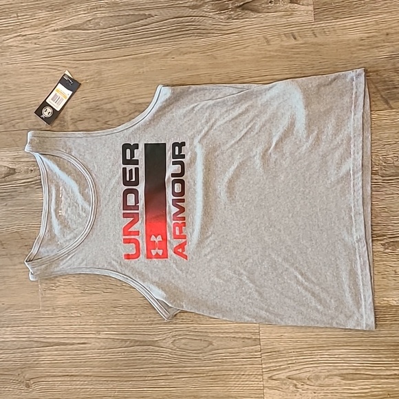 Under Armour Logo Tank Top Size Small - Picture 1 of 4